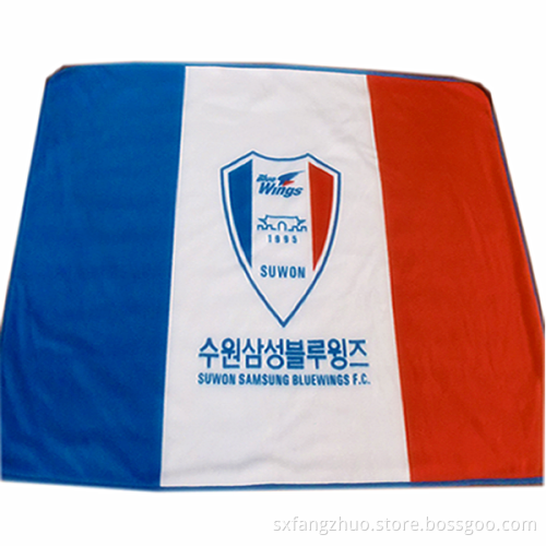 Selimut bulu bendera klub sepak bola musim dingin Korea